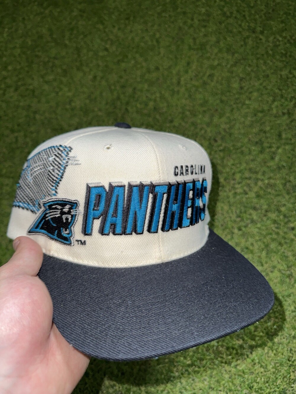 Vintage Carolina Panthers Shadow SnapBack NFL